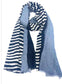 WOOL BLEND STRIPE SCARF