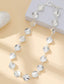 T-BAR LEAF NECKLACE- SILVER