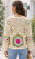 COTTON BLEND CROCHET KNIT - 8-14