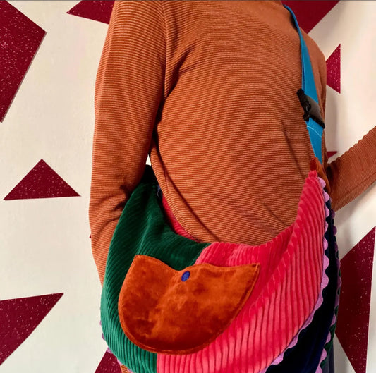 VINTAGE VELVET CROSSBODY - HANDMADE IN ITALY