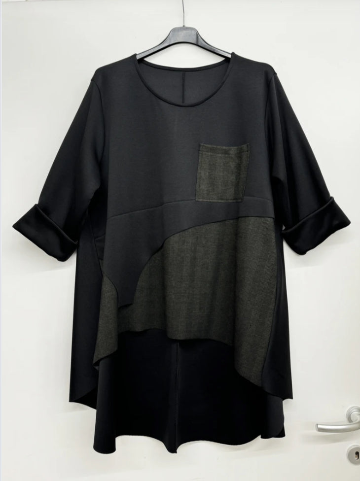 OVERSIZED POCKET TUNIC - 14-20 - KHAKI