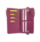 100% LEATHER WALLET - FUSCHIA