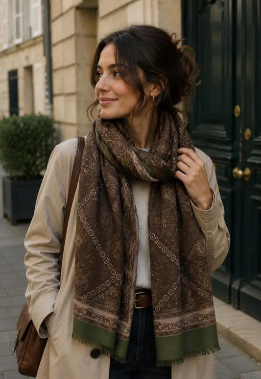 GEO PRINT SCARF