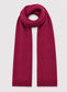 CASHMERE & MERINO WOOL SCARF - BERRY