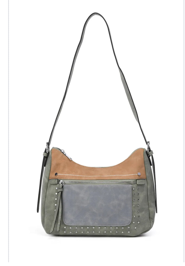 LARGE STUD CROSSBODY
