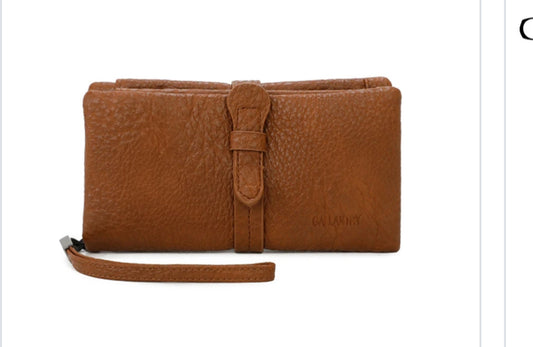 SOFT FOLDING WALLET - BROWN