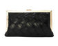 BRAIDED OCCASION BAG - BLACK