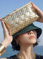 BRAIDED OCCASION BAG - GOLD