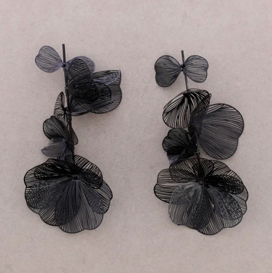 STATEMENT FLOWER EARRINGS
