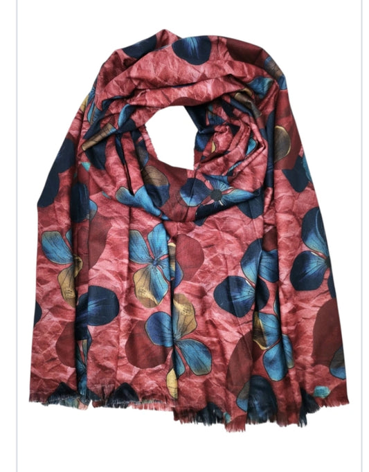 FLOWER PRINT SCARF