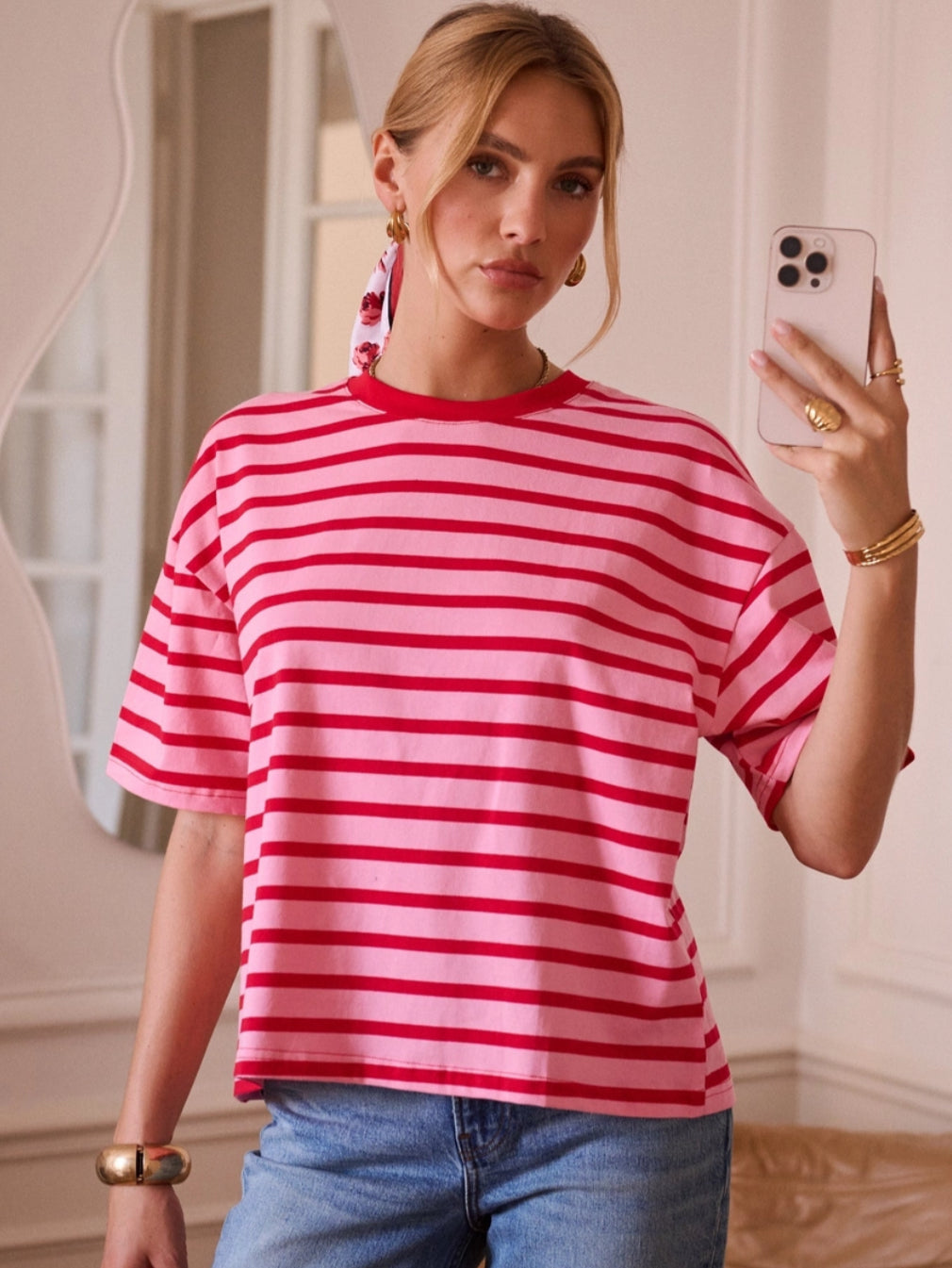 STRIPE TEE - 8-10