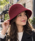 WOOL BLEND CLOCHE HAT