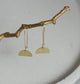 KAIKO - NIGHT SKY EARRINGS- 16K GOLD PLATED BRASS