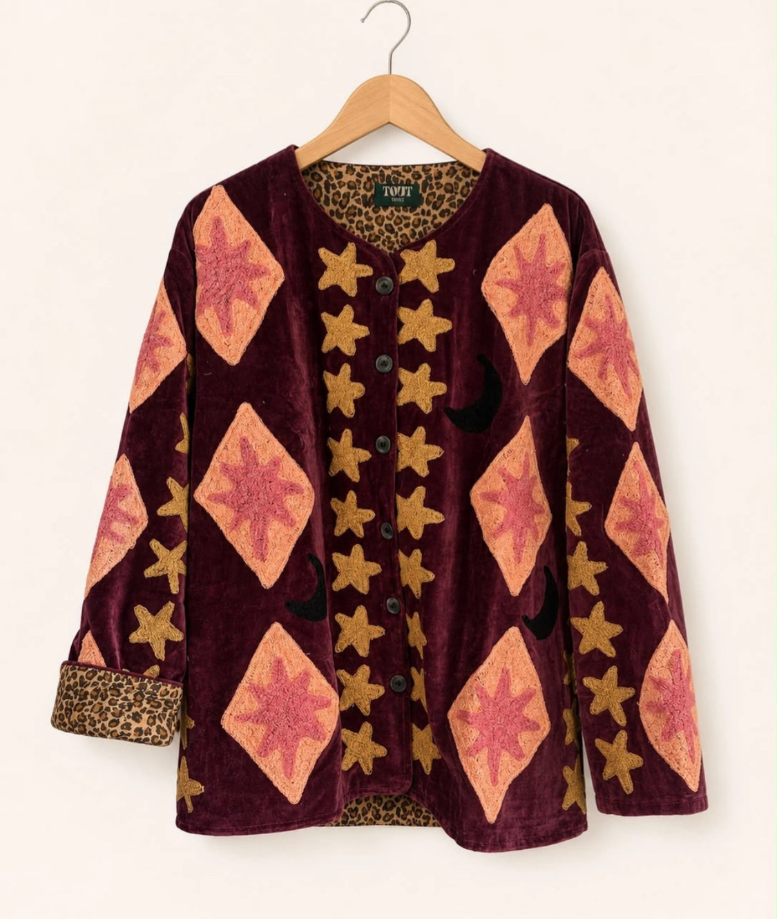 HANDMADE LINED VELVET JACKET - 12-16