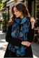 FLORAL FOIL PRINT SCARF