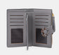 FLOWER WALLET - GREY