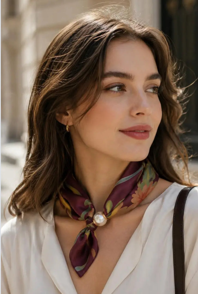 MAGNET PEARL SCARF