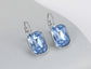 CRYSTAL DROP EARRINGS - BLUE