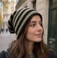 STRIPE SLOUCH BEANIE
