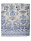 FOIL PRINT SCARF - BLUE