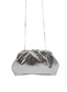 RUCHED OCCASION BAG - SILVER