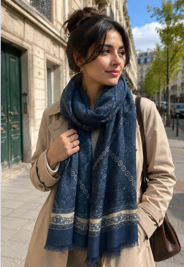 GEO PRINT SCARF