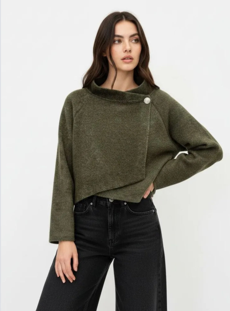 SIDE TIE JACKET - 10-16 - KHAKI