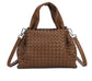 SOFT WOVEN CROSSBODY - TAN