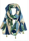 COTTON ABSTRACT PRINT SCARF