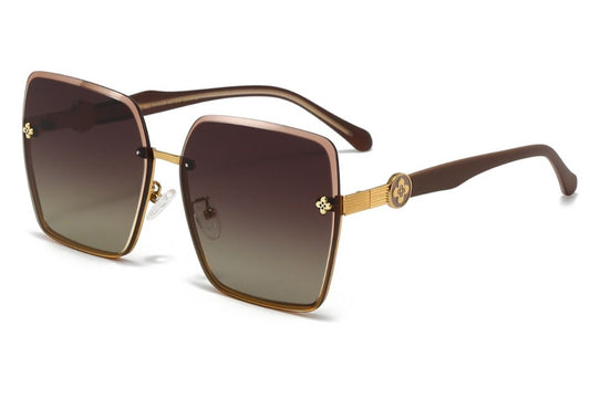 BROWN PETAL SUNGLASSES