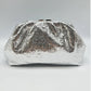 RUCHED OCCASION BAG - SILVER