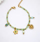 CHARM STONE BRACELET - GREEN
