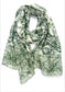 COTTON BLEND FOIL SCARF