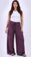 MULBERRY LIGHT PALAZZO PANTS - 10-14