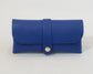 LEATHER GLASSES CASE - COBALT BLUE