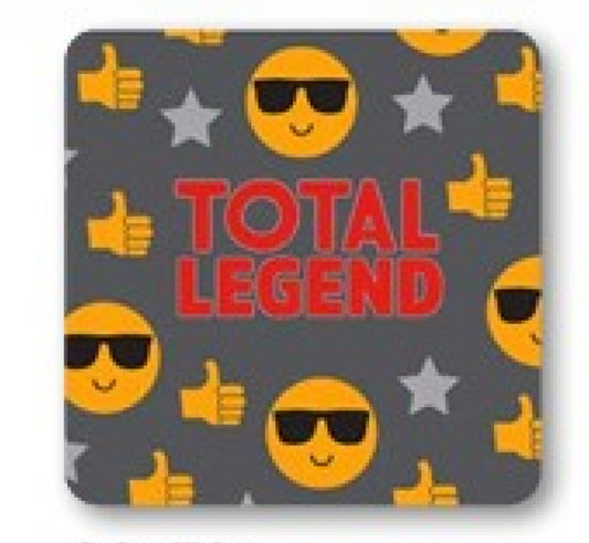NOVELTY COASTER - TOTAL LEGEND