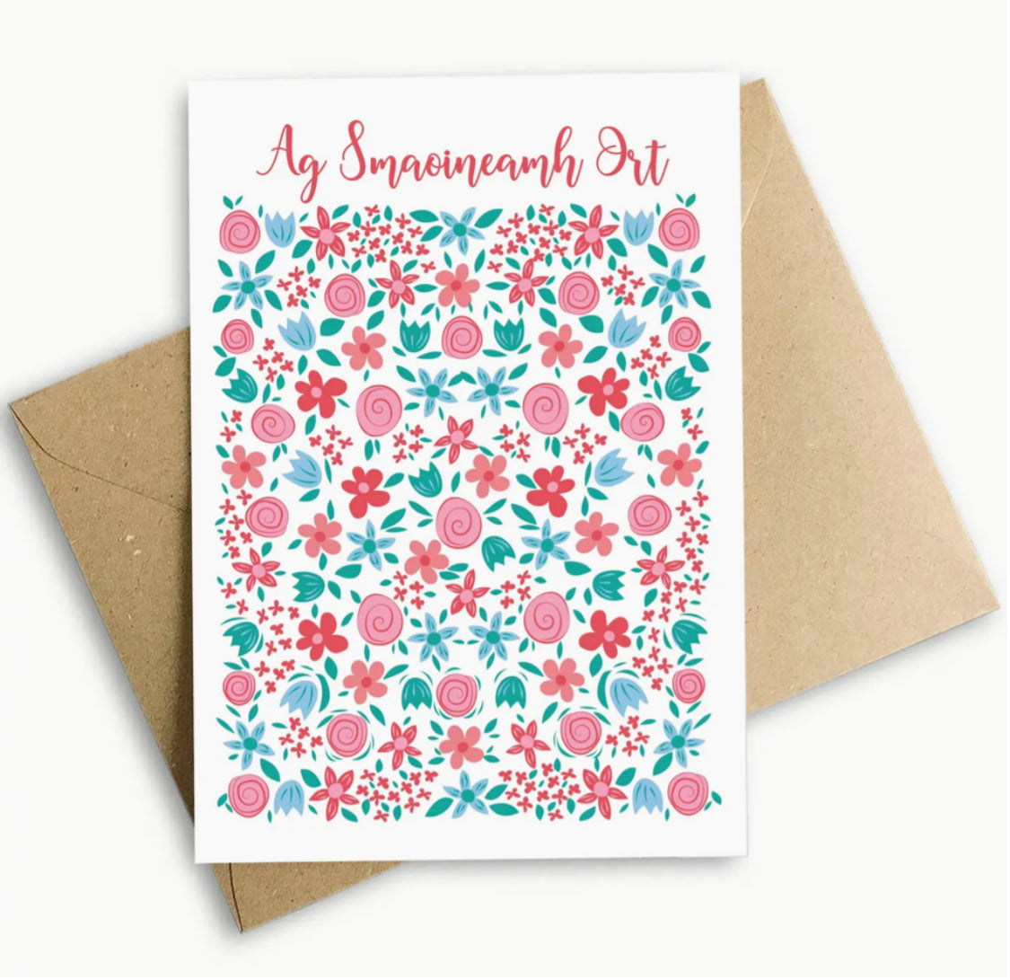 IRISH MADE & DESIGNED GREETING CARD- THINKING OF YOU