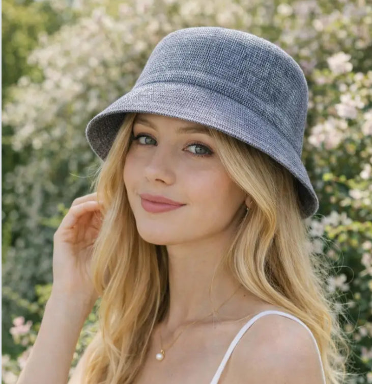 WOVEN BUCKET HAT