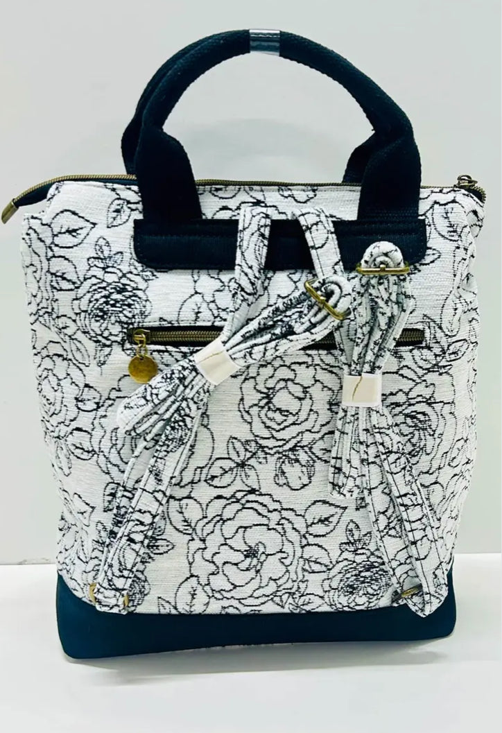 FABRIC PRINT BACKPACK