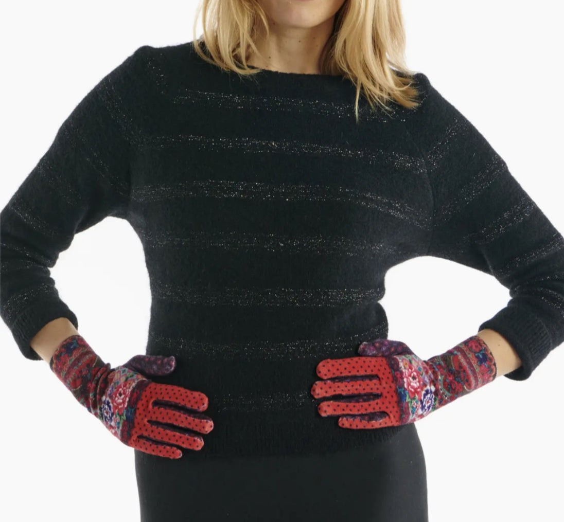 BAMBOO PRINTED GLOVES - MADE IN FRANCE