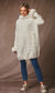 FUR HOODED COAT - 10-16 - CREAM