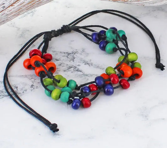 BALL BEAD ADJUSTABLE BRACELET