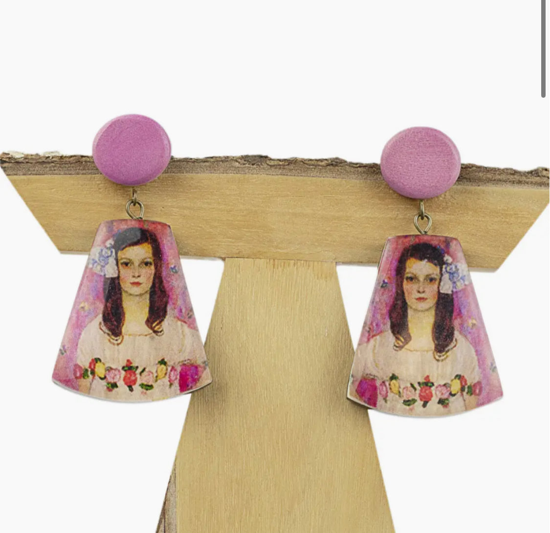 DECOUPAGE EARRINGS