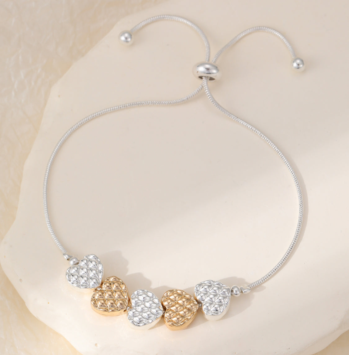 MIXED METAL TOGGLE BRACELET