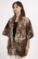 TOILE QUILTED KIMONO - FREE SIZE - BROWN