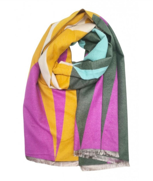 GEOMETRIC PRINT SCARF