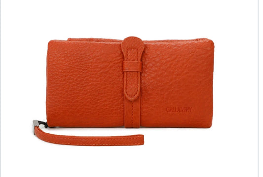 SOFT FOLDING WALLET- ORANGE