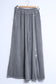 COTTON/LINEN BLEND BUTTON SEAM PANTS - 10-16 - CHARCOAL
