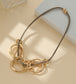 GOLD LOOPS MAGNET NECKLACE