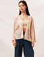 CROCHET CARDI - FREE SIZE - PINK